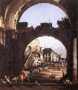 Bernardo Bellotto Capriccio of Capital Germany oil painting reproduction